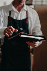 Leather Work Folio - Cocoa - Saddler & Co - Saddler & Co | Australian Made Leather Goods