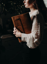 Leather Work Folio - Nutmeg - Saddler & Co - Saddler & Co | Australian Made Leather Goods