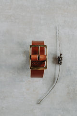 Casual Belt in Caramel - Saddler & Co - Saddler & Co | Australian Made Leather Goods