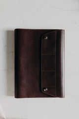 Leather Work Folio - Cocoa - Saddler & Co - Saddler & Co | Australian Made Leather Goods
