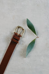 The Dress Belt in Caramel - Saddler & Co - Saddler & Co | Australian Made Leather Goods