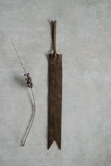 Olive 'Spruce' Leather Bookmark - Saddler & Co - Saddler & Co | Australian Made Leather Goods