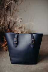 The Classic Tote in 'Atlantic' Navy NEW - Saddler & Co - Saddler & Co | Australian Made Leather Goods