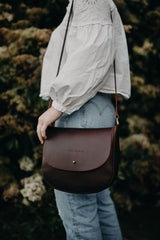 The Saddle Bag in Cocoa - Saddler & Co - Saddler & Co | Australian Made Leather Goods