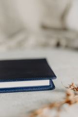 A5 Leather Journal in Atlantic Navy - Special Edition - Saddler & Co | Australian Made Leather Goods