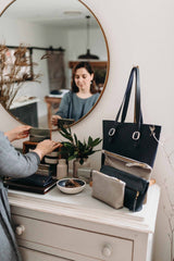 The Classic Tote in 'Atlantic' Navy - Saddler & Co - Saddler & Co | Australian Made Leather Goods