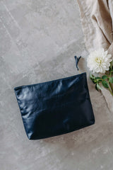 The Classic Clutch in Navy - Saddler & Co - Saddler & Co | Australian Made Leather Goods