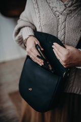 The Saddle Bag in Black - Saddler & Co - Saddler & Co | Australian Made Leather Goods