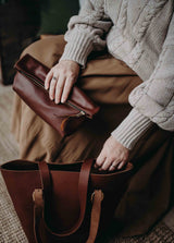 The Classic Clutch in Caramel - Saddler & Co - Saddler & Co | Australian Made Leather Goods