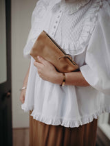 The Daily Clutch in 'Barley' - Saddler & Co - Saddler & Co | Australian Made Leather Goods