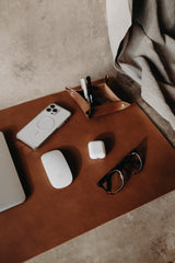 'Toffee' Leather Hold All Tray - Small - Saddler & Co - Saddler & Co | Australian Made Leather Goods