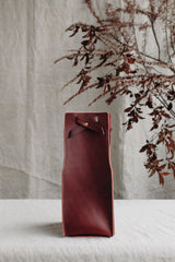 Leather Wine Bag in Bramble | Special Edition - Saddler & Co - Saddler & Co | Australian Made Leather Goods