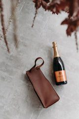 Leather Wine Bag in Caramel - Saddler & Co - Saddler & Co | Australian Made Leather Goods