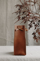 Leather Wine Bag in Toffee - Saddler & Co - Saddler & Co | Australian Made Leather Goods