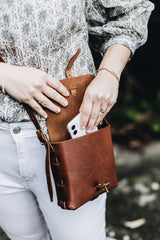 The Petite Satchel in Caramel - Saddler & Co - Saddler & Co | Australian Made Leather Goods