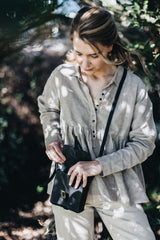 The Petite Satchel in Black - Saddler & Co - Saddler & Co | Australian Made Leather Goods