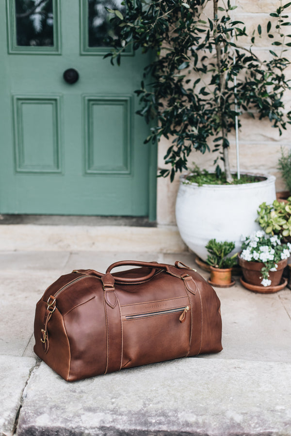 The Weekender Travel Bag in Caramel - Saddler & Co - Saddler & Co | Australian Made Leather Goods