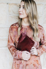 The Classic Clutch in Bramble | Special Edition - Saddler & Co - Saddler & Co | Australian Made Leather Goods