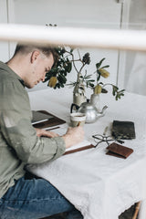 Leather Utility Case in Aniseed - Saddler & Co - Saddler & Co | Australian Made Leather Goods