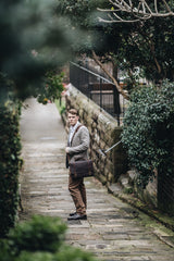 NEW The Saddler's Briefcase | Cocoa Leather - Saddler & Co - Saddler & Co | Australian Made Leather Goods