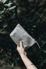 The Daily Clutch in Mist | NEW - Saddler & Co - Saddler & Co | Australian Made Leather Goods