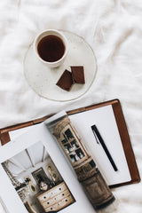 A5 Leather Journal in Caramel - Signature Collection - Saddler & Co | Australian Made Leather Goods