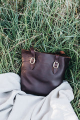 The Classic Tote in Cocoa - Saddler & Co - Saddler & Co | Australian Made Leather Goods