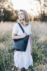 The Classic Tote in 'Atlantic' Navy - Saddler & Co - Saddler & Co | Australian Made Leather Goods