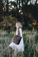 The Classic Tote in Cocoa - Saddler & Co - Saddler & Co | Australian Made Leather Goods