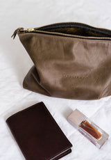 The Classic Clutch in Olive - Saddler & Co - Saddler & Co | Australian Made Leather Goods