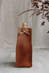 Leather Wine Bag in Toffee - Saddler & Co - Saddler & Co | Australian Made Leather Goods