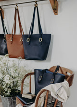 The Classic Tote in 'Atlantic' Navy - Saddler & Co - Saddler & Co | Australian Made Leather Goods