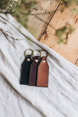 Heirloom Leather Keyring - Stitched - Saddler & Co - Saddler & Co | Australian Made Leather Goods