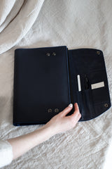 NEW Leather Work Folio - Navy | PRE ORDER