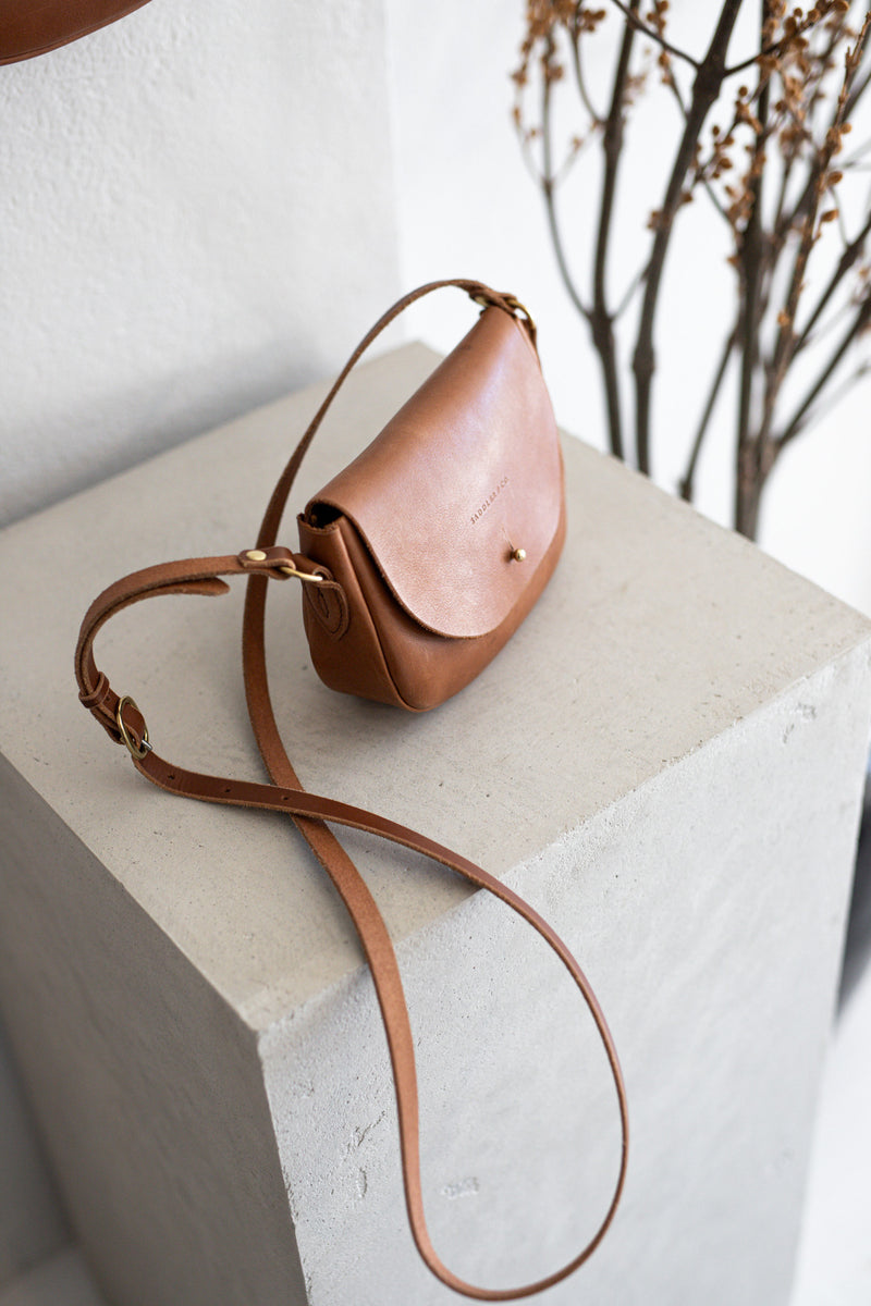 The Mini Saddle Bag in Tan Special Edition