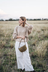 The Mini Saddle Bag in Moss - Saddler & Co - Saddler & Co | Australian Made Leather Goods