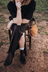 The Mini Saddle Bag in Nutmeg - Saddler & Co - Saddler & Co | Australian Made Leather Goods