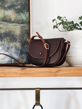 The Mini Saddle Bag in Cocoa - Saddler & Co - Saddler & Co | Australian Made Leather Goods