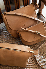 NEW The Mini Saddle Bag in Nutmeg | [Pre-Order end May Delivery] - Saddler & Co - Saddler & Co | Australian Made Leather Goods