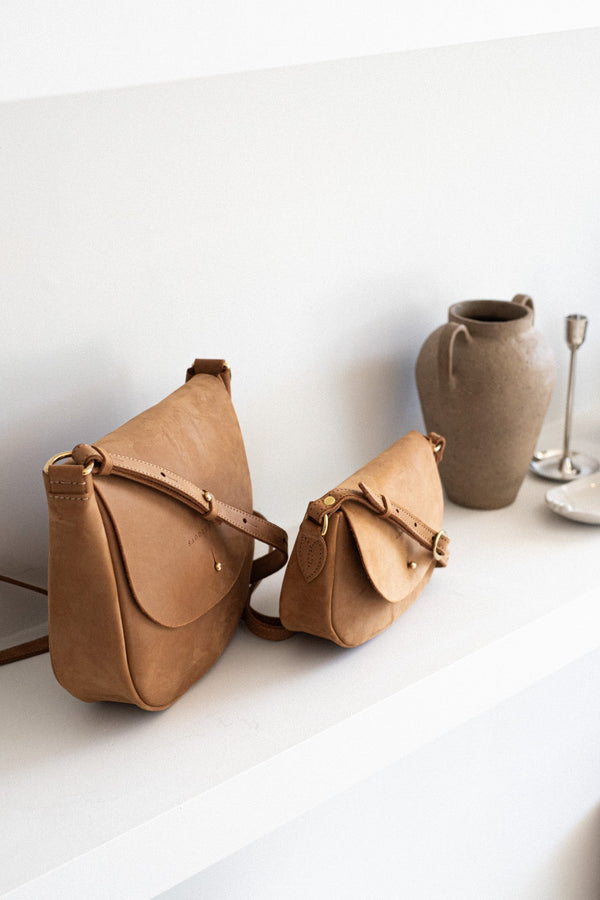 OUTLET | Saddle Bag in Nutmeg - Saddler & Co - Saddler & Co | Australian Made Leather Goods