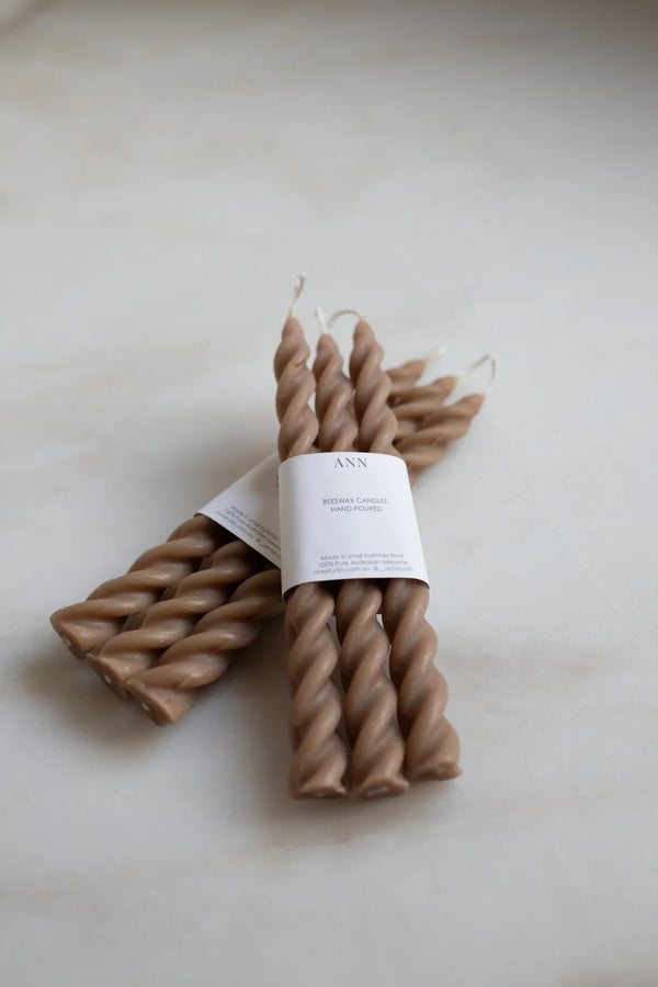 Spiral Candle Set of 3 Candles | Eucalyptus