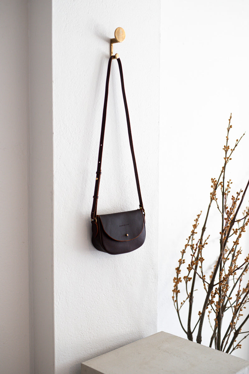 The Mini Saddle Bag in Cocoa | NEW - Saddler & Co - Saddler & Co | Australian Made Leather Goods