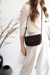 OUTLET | Mini Saddle Bag in Cocoa