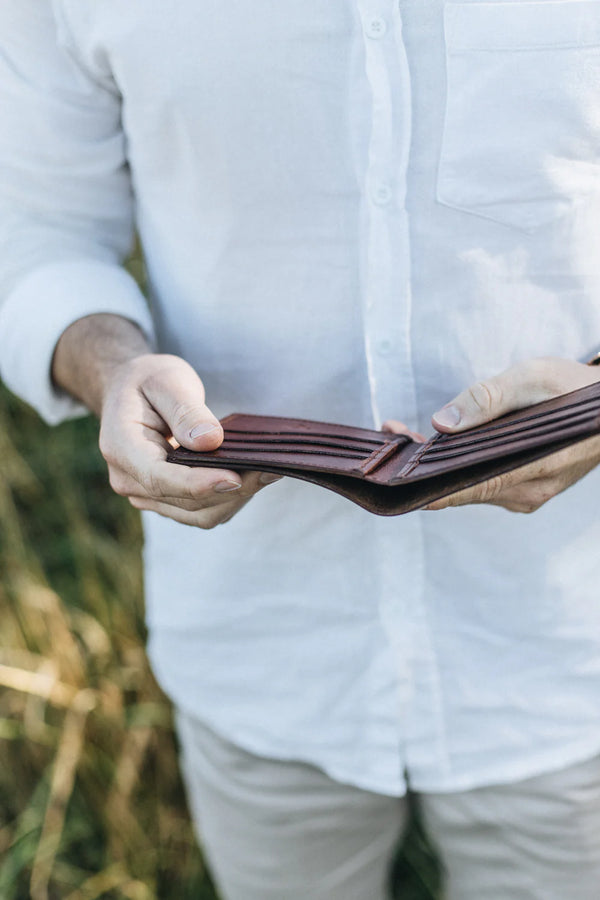 OUTLET | Men Classic Leather Wallet - Saddler & Co - Saddler & Co | Australian Made Leather Goods
