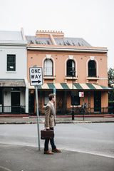 The Saddler's Briefcase in Caramel Leather | PRE ORDER - Saddler & Co - Saddler & Co | Australian Made Leather Goods