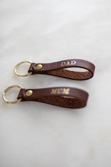 The Gold Loop 'DAD' Keyring