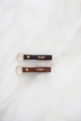 The Gold Loop 'DAD' Keyring
