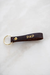 The Gold Loop 'DAD' Keyring