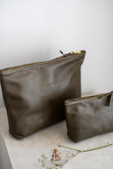 The Classic Clutch in Olive