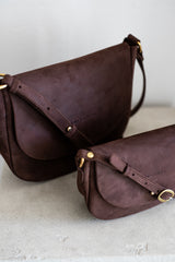The Mini Saddle Bag in Walnut - Saddler & Co - Saddler & Co | Australian Made Leather Goods
